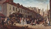 Louis-Leopold Boilly The Arrival of the Diligence Sweden oil painting artist